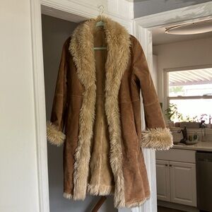 Wilson’s suede Penny Lane coat Large